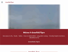 Tablet Screenshot of greenfieldflyers.org
